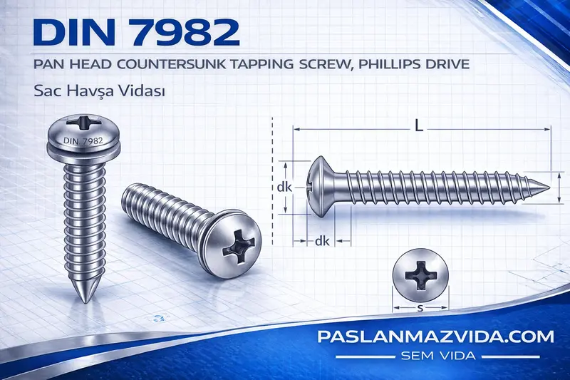 DIN-7982 standardına karşılık ürün görseli