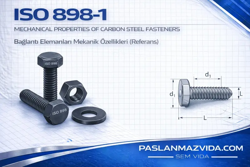 ISO-898-1 standardına karşılık ürün görseli
