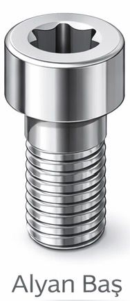 Allen head screw head type visual